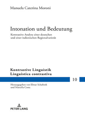 cover image of Intonation und Bedeutung